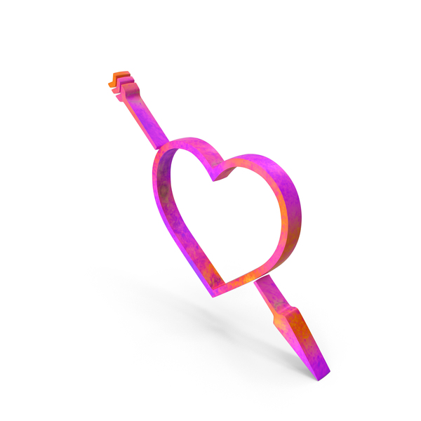 Shape: Love Heart Valentine Color PNG & PSD Images