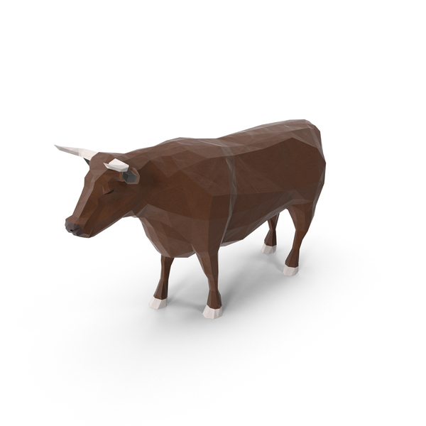 Low Poly Bull PNG & PSD Images Low Poly Bull PNG & PSD Images