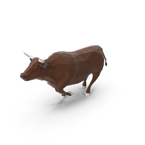Low Poly Bull PNG & PSD Images Low Poly Bull PNG & PSD Images