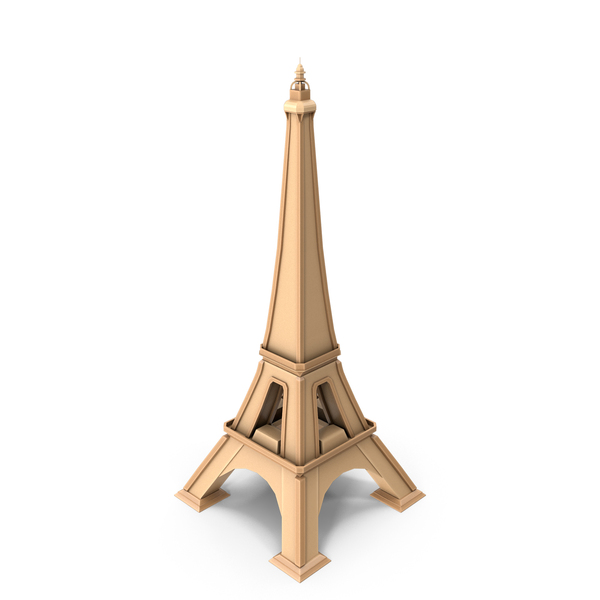 Low Poly Cartoon Model Eiffel Tower PNG & PSD Images Low Poly Cartoon Model Eiffel Tower PNG & PSD Images