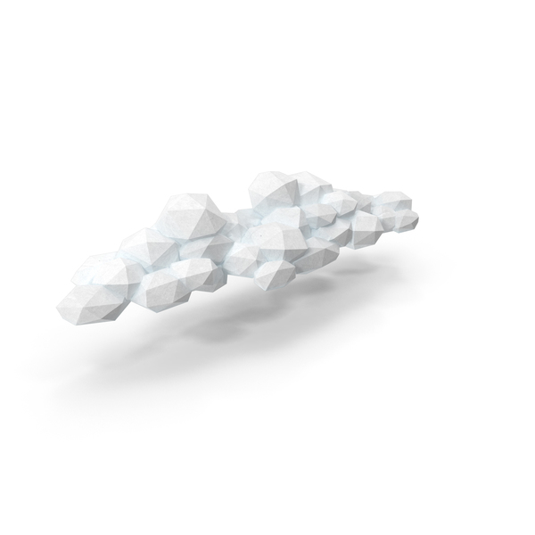 Low Poly Cloud PNG & PSD Images