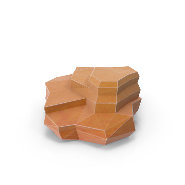 Low Poly Desert Rock PNG & PSD Images Low Poly Desert Rock PNG & PSD Images