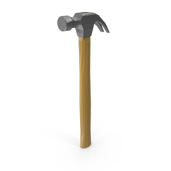 Claw: Low Poly Hammer PNG & PSD Images