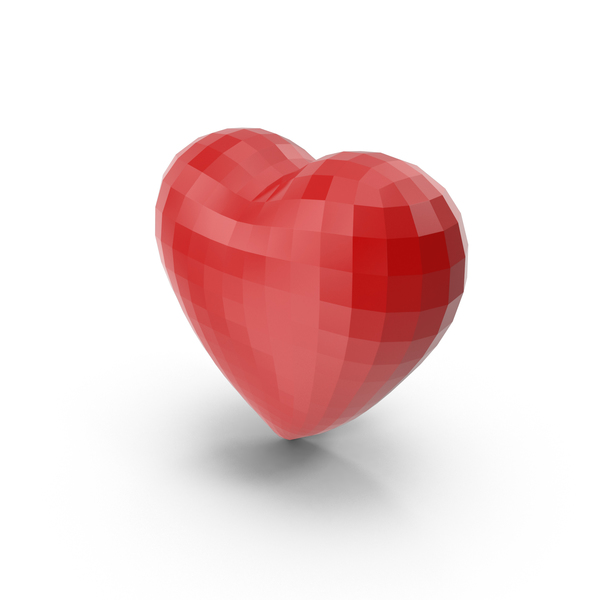 Shape: Low Poly Heart PNG & PSD Images Shape: Low Poly Heart PNG & PSD Images