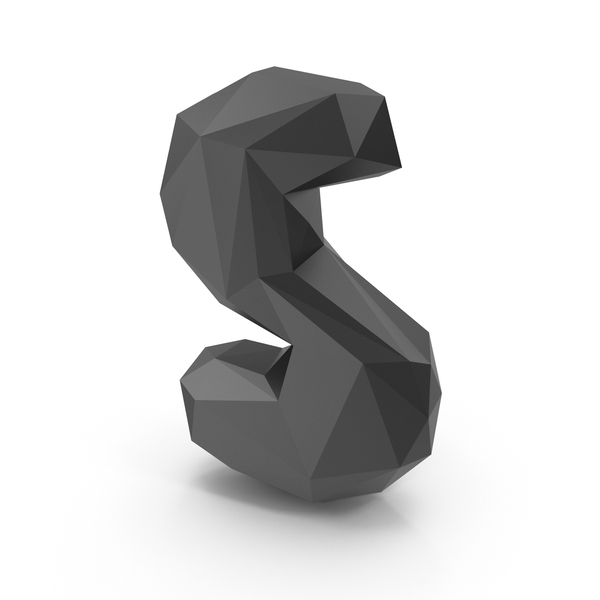 Language: Low Poly Letter S PNG & PSD Images Language: Low Poly Letter S PNG & PSD Images