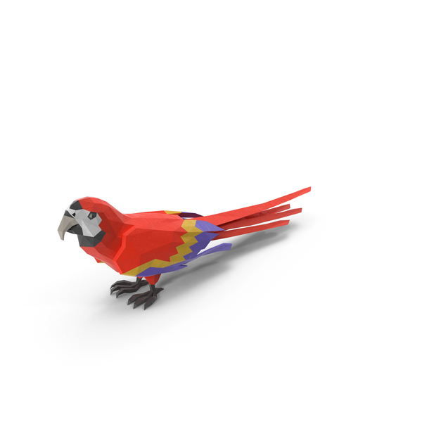 Low Poly Parrot PNG & PSD Images Low Poly Parrot PNG & PSD Images