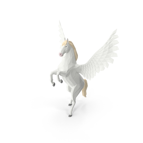 Low Poly Pegasus PNG & PSD Images Low Poly Pegasus PNG & PSD Images