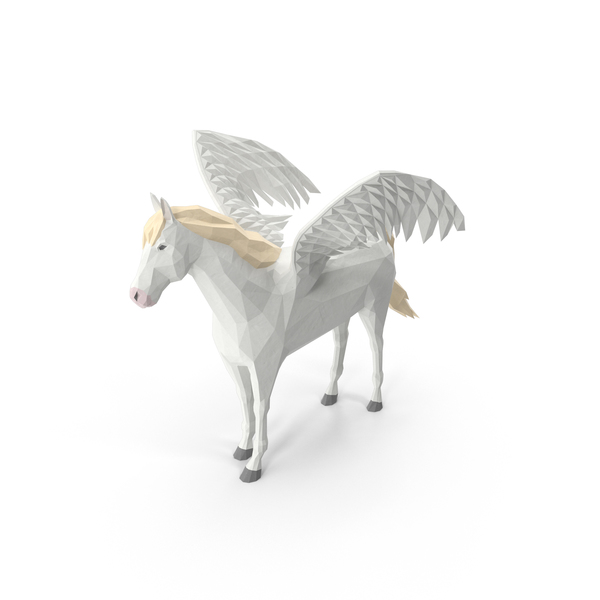 Low Poly Pegasus PNG & PSD Images Low Poly Pegasus PNG & PSD Images