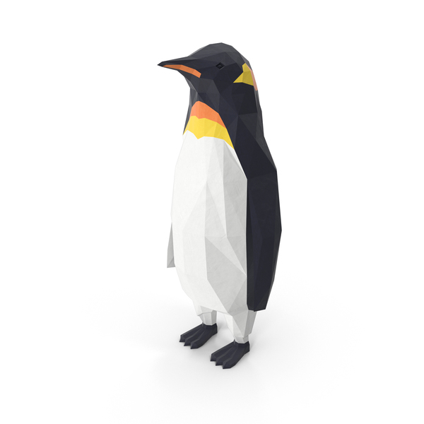 Low Poly Penguin PNG & PSD Images Low Poly Penguin PNG & PSD Images