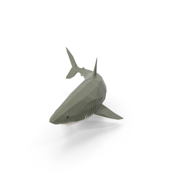 Low Poly Shark PNG & PSD Images Low Poly Shark PNG & PSD Images