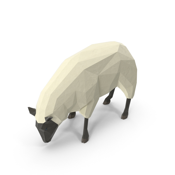 Low Poly Sheep PNG & PSD Images Low Poly Sheep PNG & PSD Images