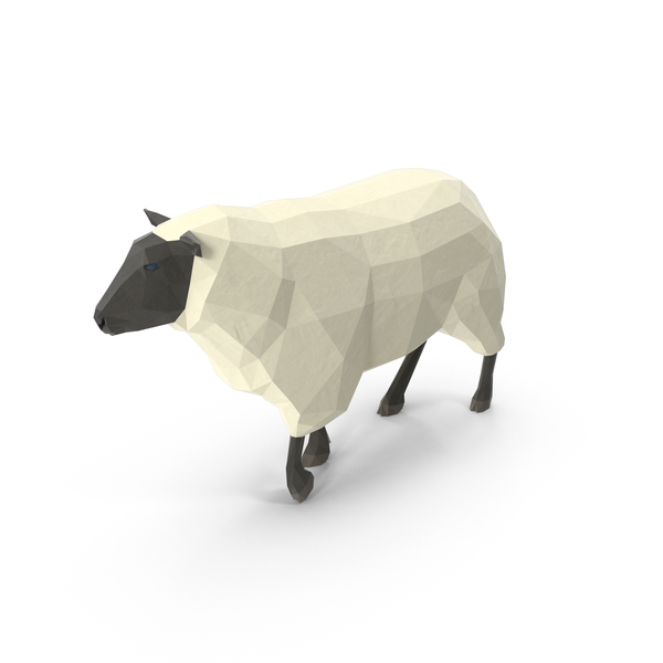 Low Poly Sheep PNG & PSD Images Low Poly Sheep PNG & PSD Images