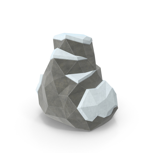 Low Poly Snow Covered Boulder Png Images Psds For Download Pixelsquid S