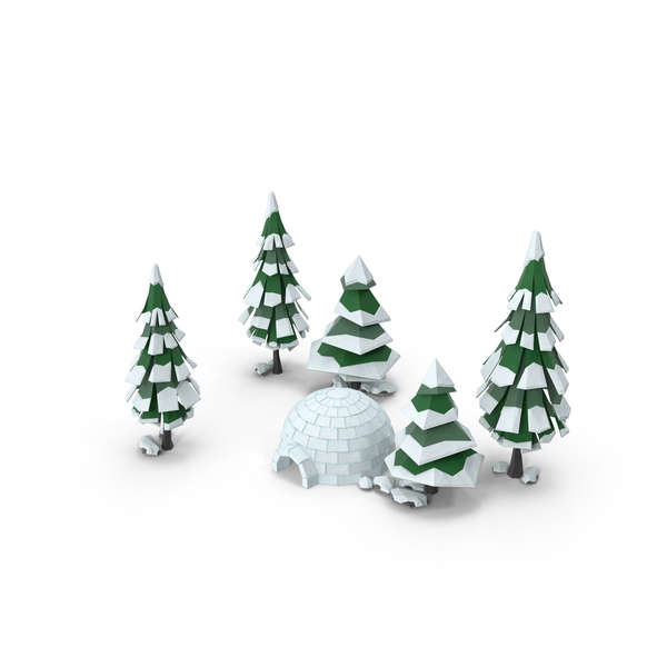 Spaces: Low Poly Snow Scene PNG & PSD Images Spaces: Low Poly Snow Scene PNG & PSD Images