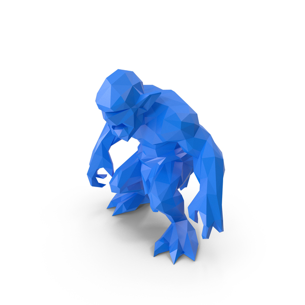Sculpture: Low Poly Stylized Cave Troll PNG & PSD Images Sculpture: Low Poly Stylized Cave Troll PNG & PSD Images