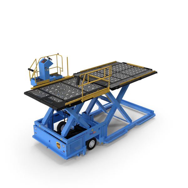 Baggage Cart: Lower Deck Loader Commander PNG & PSD Images