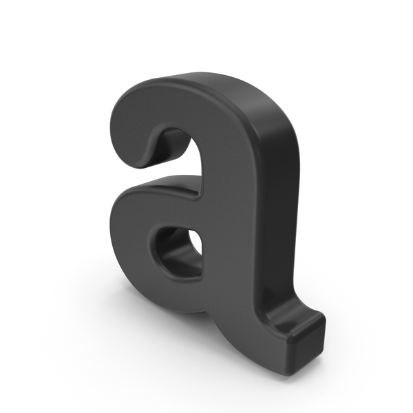 Roman Alphabet: Lowercase Letter A PNG & PSD Images