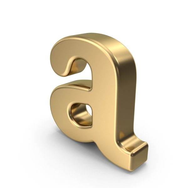 Roman Alphabet: Lowercase Letter A PNG & PSD Images