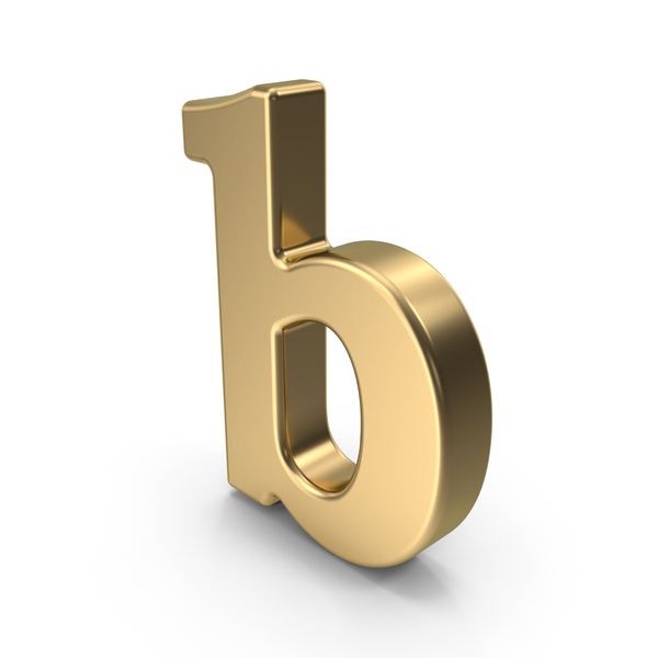 Roman Alphabet: Lowercase Letter B PNG & PSD Images