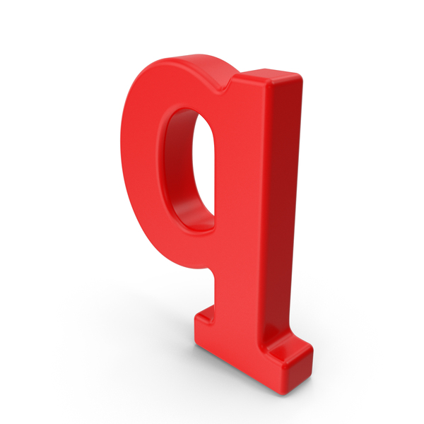 Roman Alphabet: Lowercase Letter Q PNG & PSD Images
