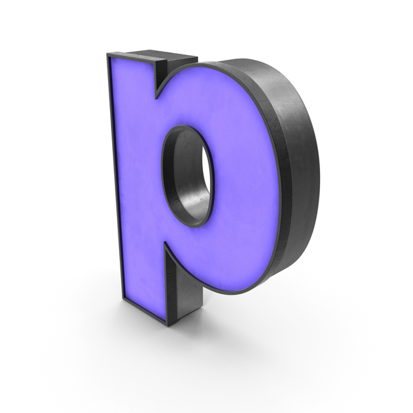 Symbols: Luminous Letter p Blue Lowercase PNG & PSD Images Symbols: Luminous Letter p Blue Lowercase PNG & PSD Images