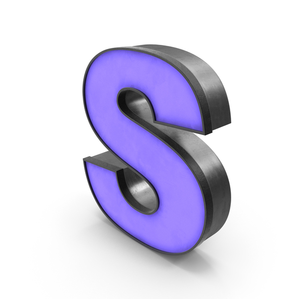 Symbols: Luminous Letter S Blue PNG & PSD Images Symbols: Luminous Letter S Blue PNG & PSD Images