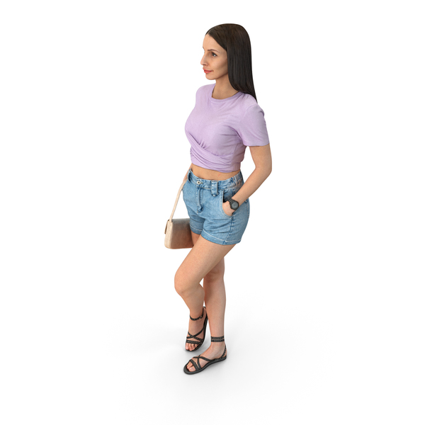 Woman: Luna Casual Summer Idle Pose PNG & PSD Images Woman: Luna Casual Summer Idle Pose PNG & PSD Images