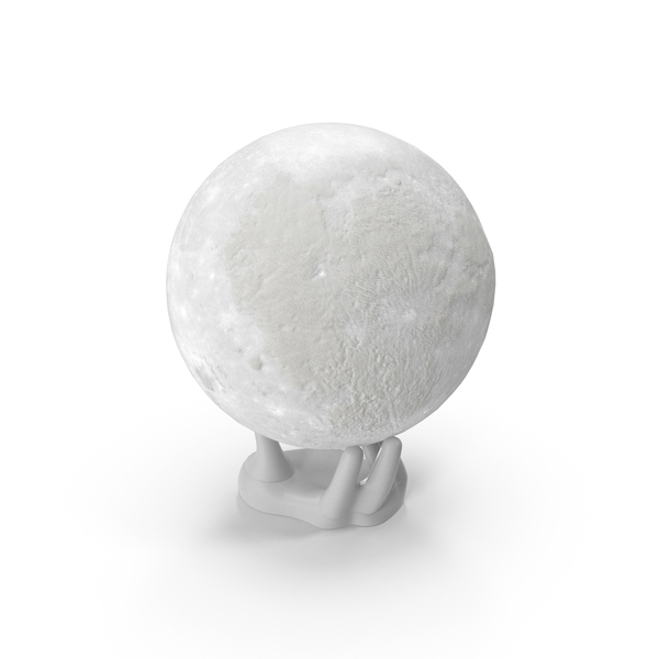 Lunar Globe Lamp On Stand White Light On PNG & PSD Images Lunar Globe Lamp On Stand White Light On PNG & PSD Images