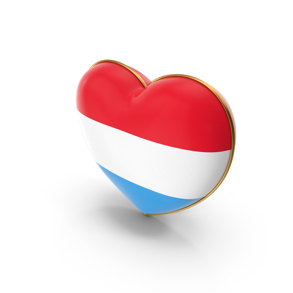 Luxembourg Country Flag In Heart Golden Frame PNG & PSD Images Luxembourg Country Flag In Heart Golden Frame PNG & PSD Images