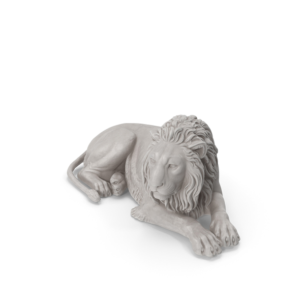 Lying Lion Statue PNG & PSD Images