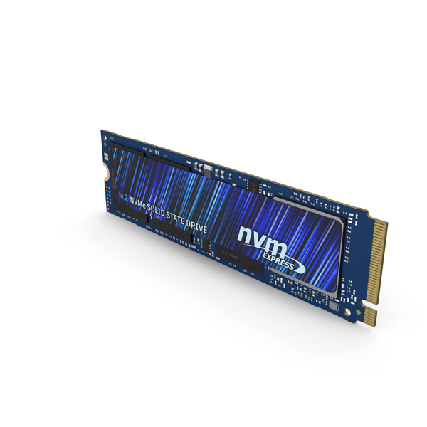 Solid State Drive: M2 NVMe SSD Blue 2 TB PNG & PSD Images