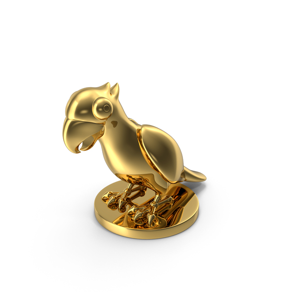 Macaw Golden Statue PNG & PSD Images Macaw Golden Statue PNG & PSD Images