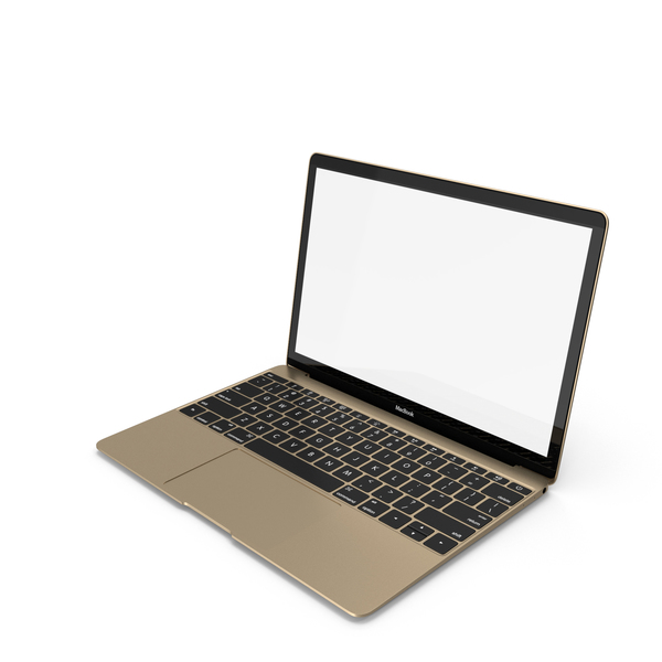 笔记本电脑：MacBook PNG和PSD图像