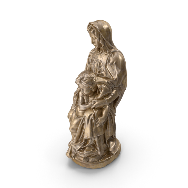 Virgin Mary Statue: Madonna with Child Bronze PNG & PSD Images Virgin Mary Statue: Madonna with Child Bronze PNG & PSD Images