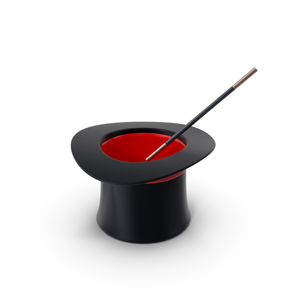 Magic Hat And Wand PNG & PSD Images Magic Hat And Wand PNG & PSD Images