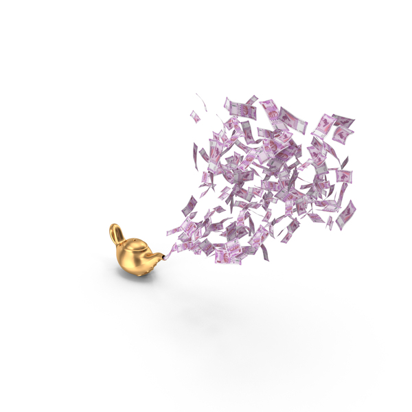 Banknote: Magic Lamp Indian 2000 Rupees Money Flow PNG & PSD Images
