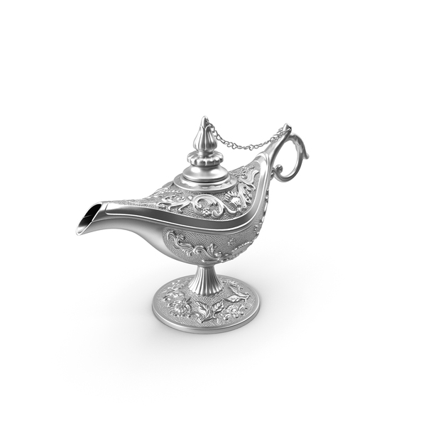 Magic Lamp Silver PNG & PSD Images Magic Lamp Silver PNG & PSD Images