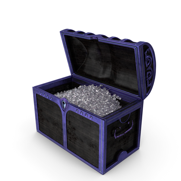 Treasure: Magical Chest With Small Crystal Gems PNG & PSD Images Treasure: Magical Chest With Small Crystal Gems PNG & PSD Images