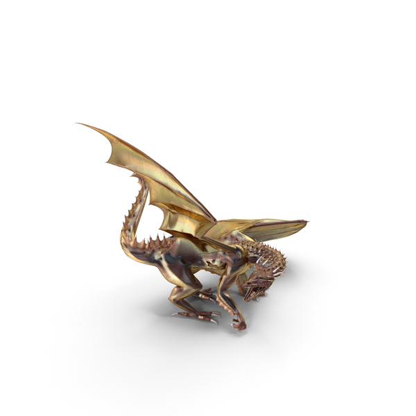 Magical Dragon Looking Backwards PNG & PSD Images Magical Dragon Looking Backwards PNG & PSD Images