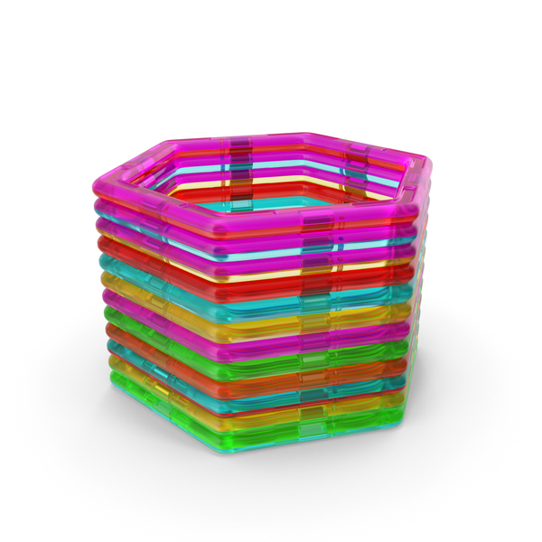 Building Block: Magnetic Designer Colored Hexagons Set PNG & PSD Images Building Block: Magnetic Designer Colored Hexagons Set PNG & PSD Images