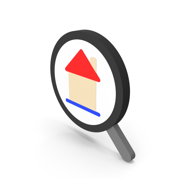 Magnifying Glass House Icon PNG & PSD Images Magnifying Glass House Icon PNG & PSD Images