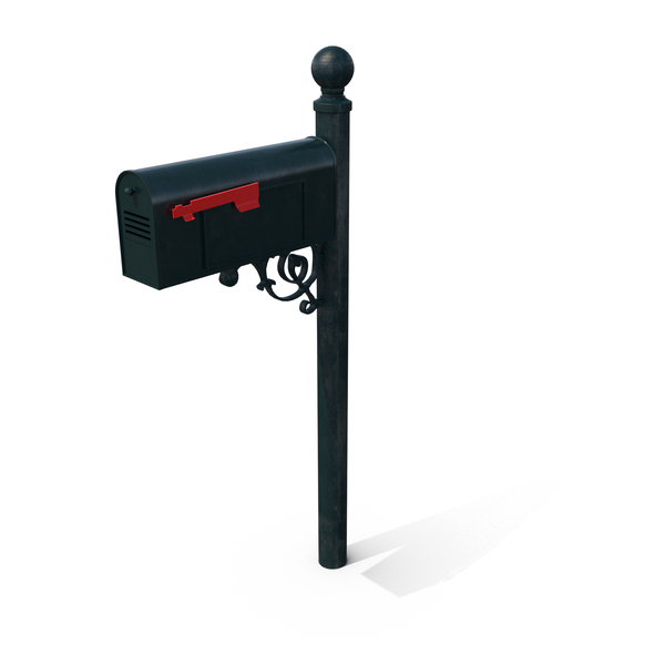 Mailbox on Post PNG & PSD Images Mailbox on Post PNG & PSD Images