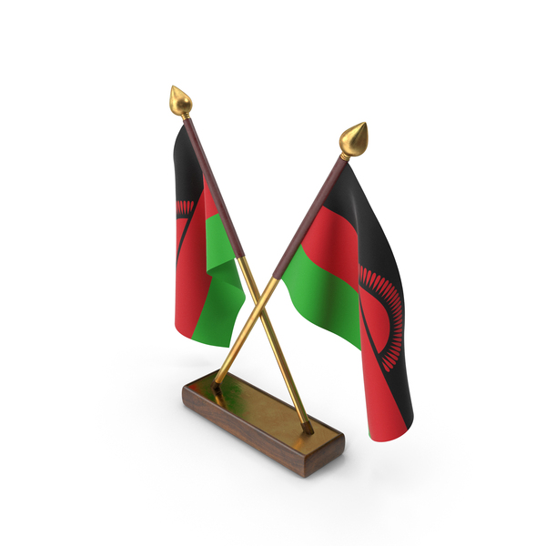 Flag: Malawi Cloth Two Flags Stand PNG & PSD Images Flag: Malawi Cloth Two Flags Stand PNG & PSD Images