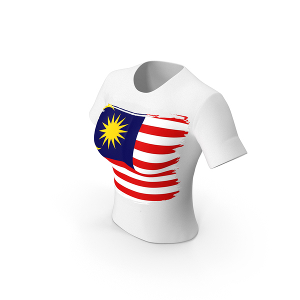 Tank Top: Malaysia Country Flag Paint On T Shirt Women PNG & PSD Images Tank Top: Malaysia Country Flag Paint On T Shirt Women PNG & PSD Images