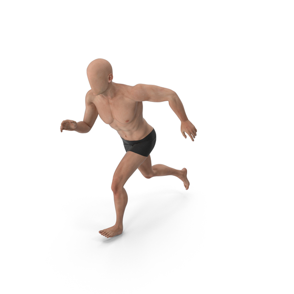 Human: Male Base Body Skin Running PNG & PSD Images Human: Male Base Body Skin Running PNG & PSD Images