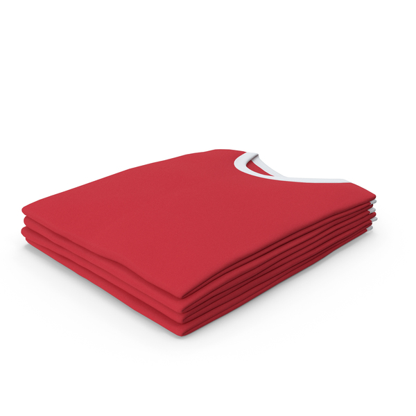 Shirt: Male Crew Neck Folded Stacked White And Red PNG & PSD Images Shirt: Male Crew Neck Folded Stacked White And Red PNG & PSD Images