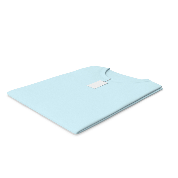 T Shirt: Male Crew Neck Folded With Tag Blue PNG & PSD Images T Shirt: Male Crew Neck Folded With Tag Blue PNG & PSD Images