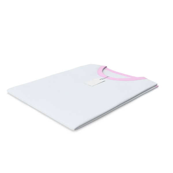 Male Crew Neck Folded With Tag White And Pink PNG & PSD Images Male Crew Neck Folded With Tag White And Pink PNG & PSD Images