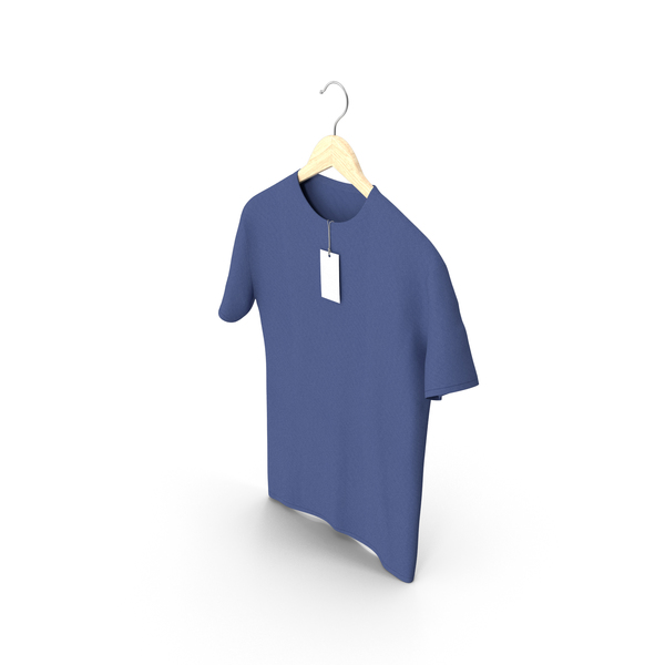 Shirt: Male Crew Neck Hanging With Tag Dark Blue PNG & PSD Images Shirt: Male Crew Neck Hanging With Tag Dark Blue PNG & PSD Images