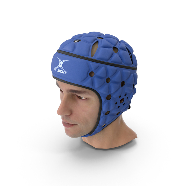Male Head with Gilbert Rugby Headgear PNG & PSD Images Male Head with Gilbert Rugby Headgear PNG & PSD Images